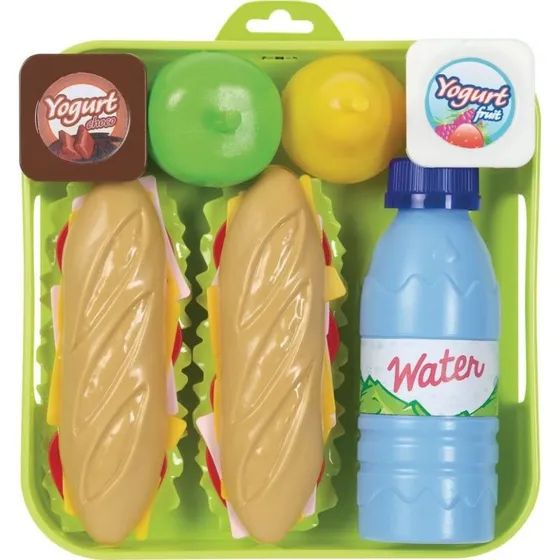 Ecoiffier Legemad Sandwich Sæt med Bakke