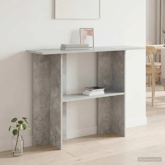 vidaXL Konsolbord Betongrå 100 x 30 x 75 cm i Konstrueret Træ