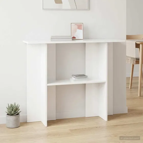 vidaXL Konsolbord Hvid 100 x 30 x 75 cm i konstrueret træ