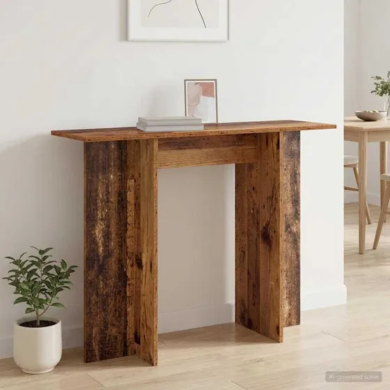 vidaXL Konsolbord i Gammelt Træ - 100 x 30 x 75 cm