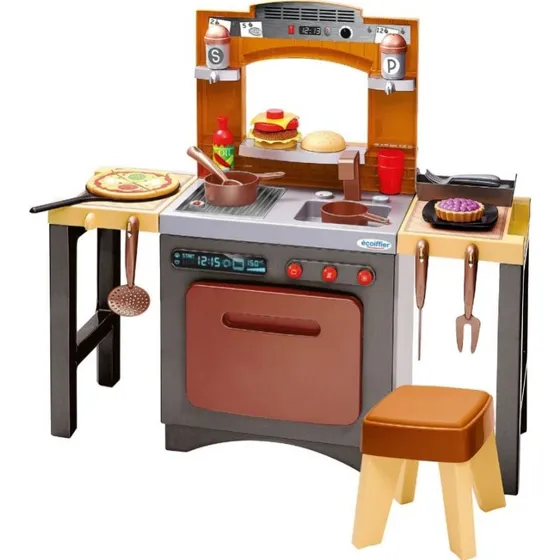 Ecoiffier Pizzeria Legekøkken - 33 dele