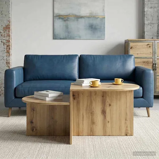 vidaXL Sofabord Artisan-eg 100 x 50 x 40 cm