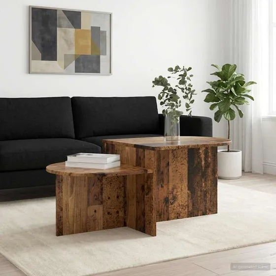 vidaXL Sofabord i gammelt træ, 100 x 50 x 40 cm