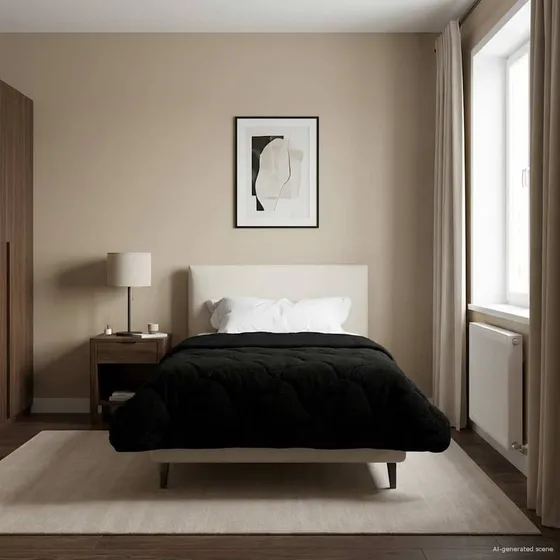 vidaXL Sommerdyne 155 x 220 cm - Sort