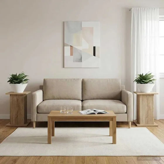 vidaXL Planteholder 2 stk. Sonoma-eg, 30,5 x 30 x 43 cm