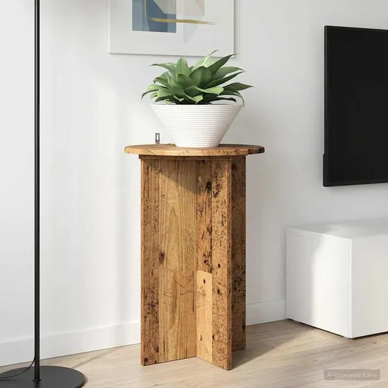 vidaXL Planteholder 2 stk. Gammelt træ Ø40 x 60 cm