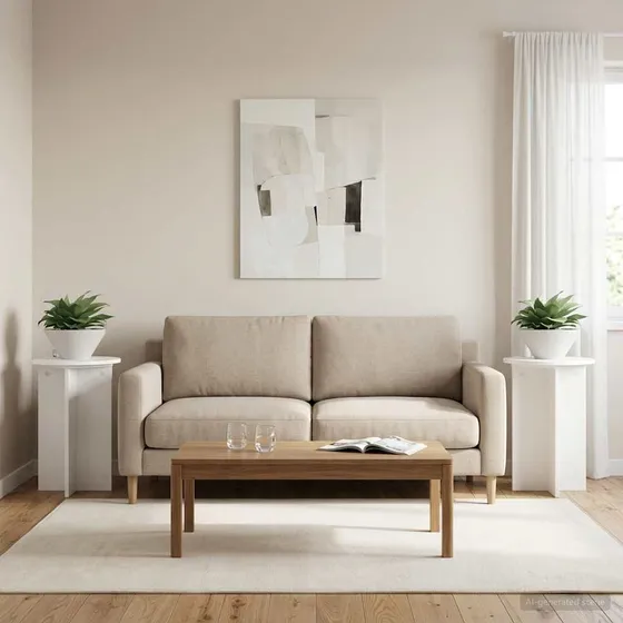 vidaXL Planteholder 2 stk. Hvid Ø40 x 60 cm i konstrueret træ