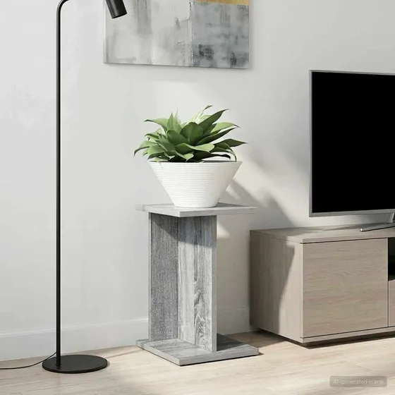 vidaXL Planteholder 2 stk. Grå Sonoma 25 x 25,5 x 40,5 cm