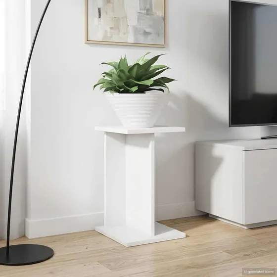 vidaXL Planteholder 2 stk. Hvid 25 x 25,5 x 40,5 cm