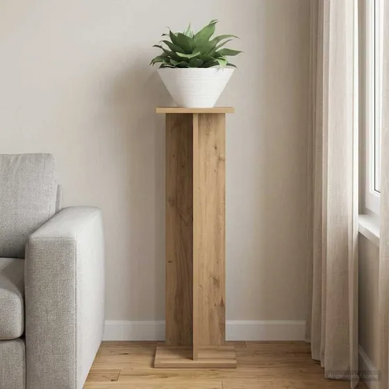 vidaXL Planteholder Artisan-eg 25 x 25,5 x 80,5 cm