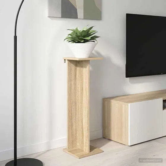 vidaXL Planteholder Sonoma-eg 25 x 25,5 x 80,5 cm