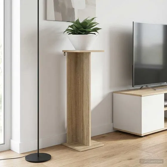 vidaXL Planteholder 2 stk. Sonoma-eg 25 x 25,5 x 80,5 cm