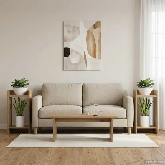 vidaXL Planteholder 2 stk. Artisan-eg 30x30x60 cm