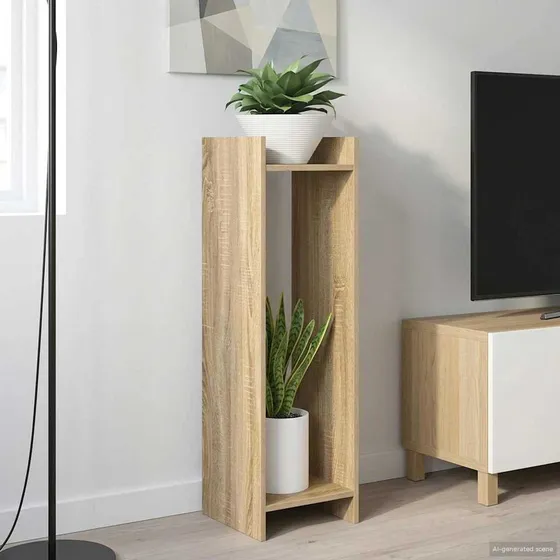 vidaXL Planteholder 2 stk. Sonoma-eg 30x30x100 cm
