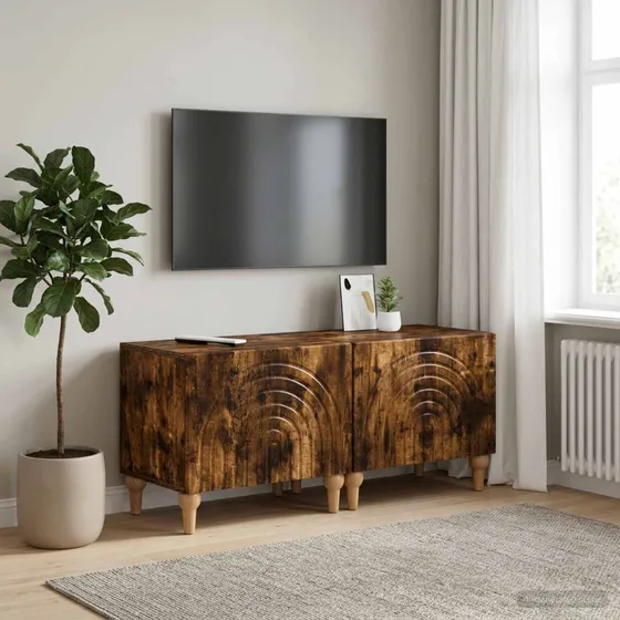vidaXL TV-skab i røget eg, 2 stk. - 98x35x43 cm