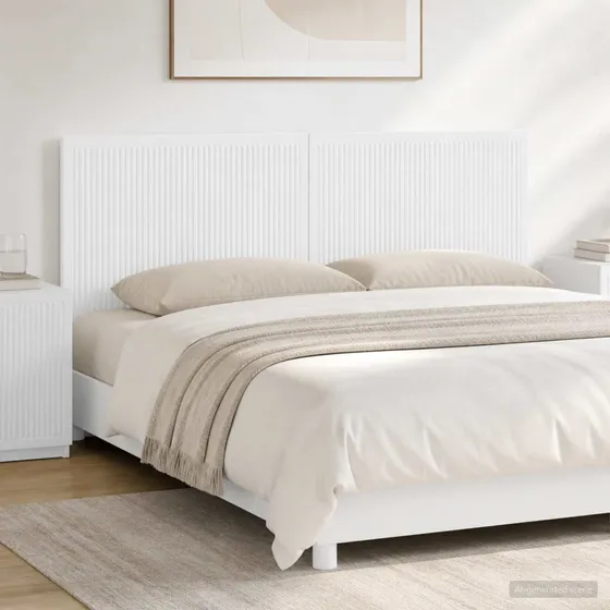 vidaXL Væghængt hovedgærde EDE Hvid, 140 x 50 cm