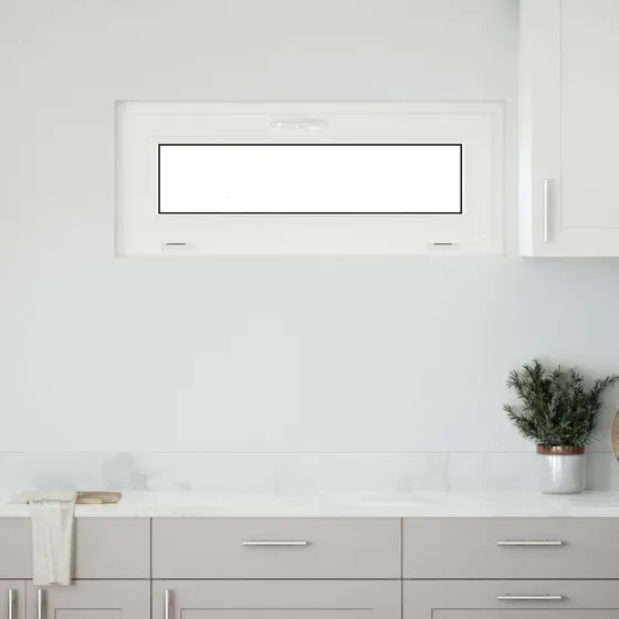 vidaXL RISOR Kældervindue - Hvid - 110 x 40 cm