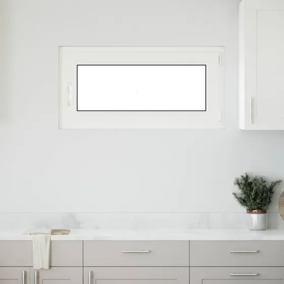 vidaXL RISOR Kældervindue hvid 100 x 50 cm