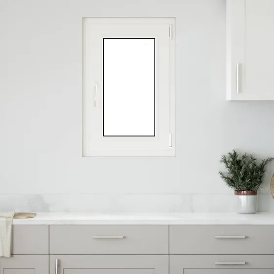 vidaXL RISOR Kældervindue - Hvid, 50 x 75 cm