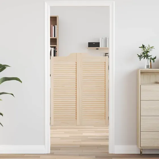 vidaXL Svingdøre 2 stk. 100 x 40 cm i massivt fyrretræ