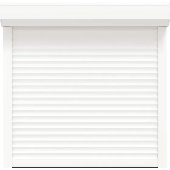 vidaXL Rullegardin Hvid 100 x 100 cm - Aluminium og Polyurethan