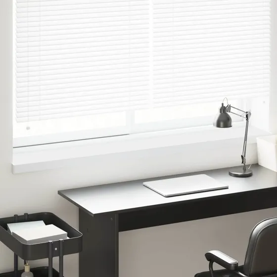 vidaXL Vindueskarm Hvid 140 x 20 x 4,5 cm PVC