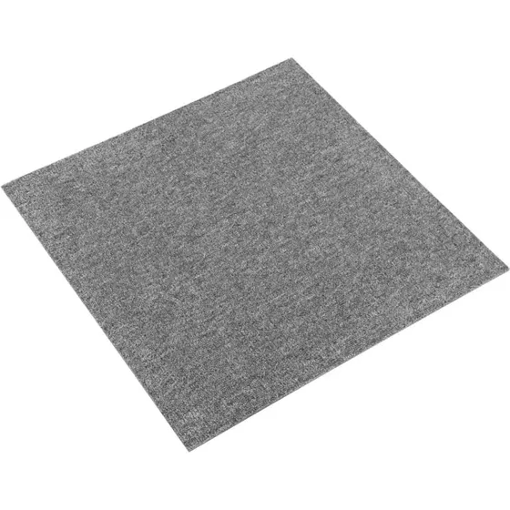 vidaXL Tæppefliser 20 stk. Grå 50 x 50 cm Polypropylen