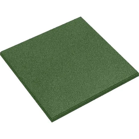 vidaXL Faldbeskyttelsesfliser 6 stk. Grøn 50 x 50 cm Gummi