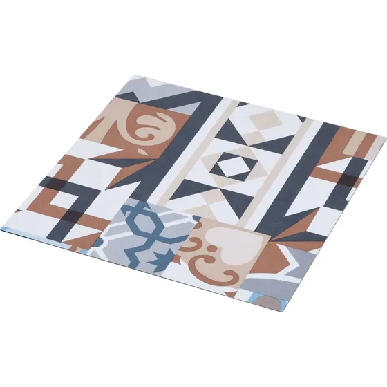 vidaXL Selvklæbende Gulvplanker Mono Mønster, 30,5x30,5 cm, 20 stk.