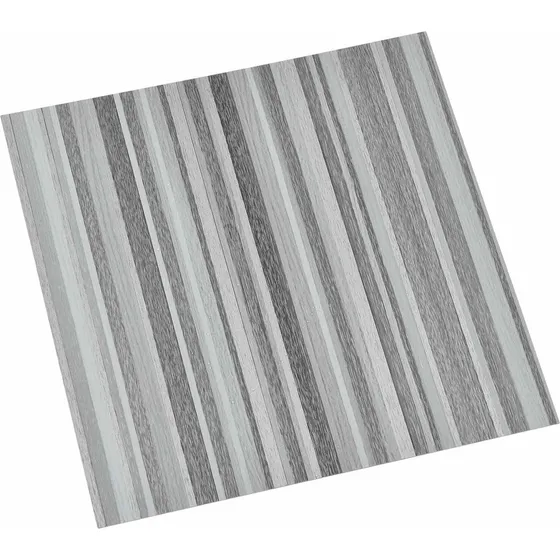vidaXL Selvklæbende PVC-gulvplanker Grå/Sort 30,5x30,5 cm 20 stk.