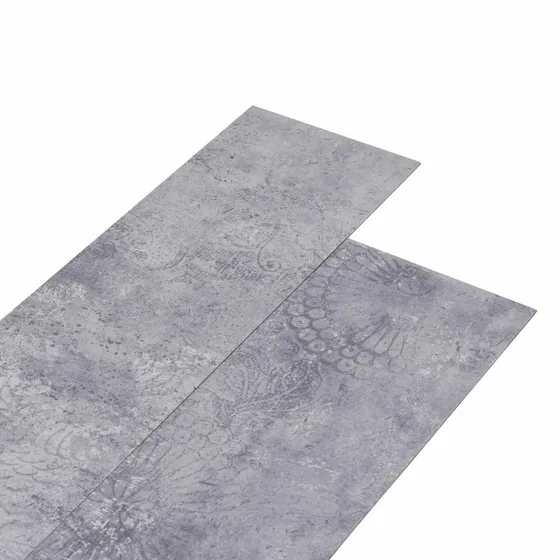 vidaXL Selvklæbende Gulvplank Cement Grå, 4,46 m², 32 stk. PVC