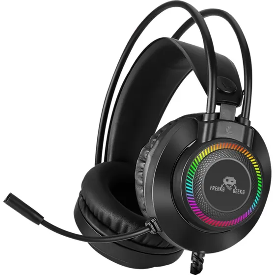 Kablet gaming-headset med RGB-mikrofon – PS4/PS5/Switch/Xbox
