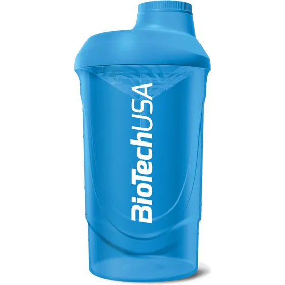 BioTechUSA Shaker Wave 600 ml, blå