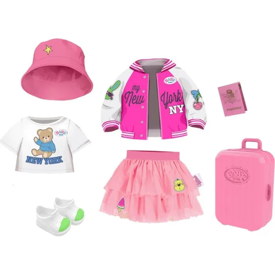 Baby Born Deluxe Rejsesæt 43 cm – Dukketøj & Kuffert