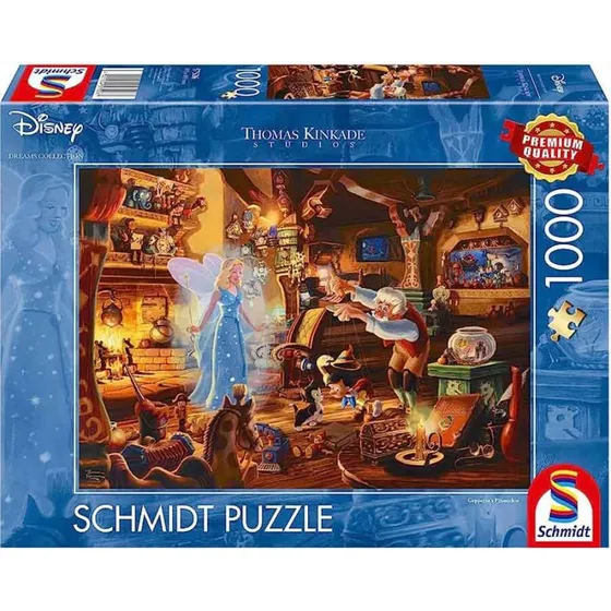 Schmidt Thomas Kinkade Disney Pinocchio 1000 brikker