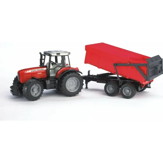 Bruder Massey Ferguson 7480 traktor med tippervogn