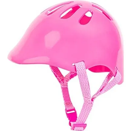 Bayer dukkecykelhjelm - Pink (38–46 cm)