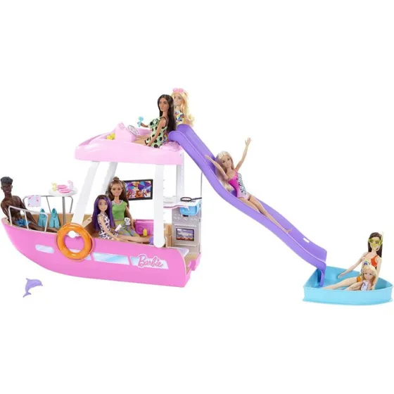 Barbie Dream Boat legetøjsbåd – stort playset (knap 1 m)