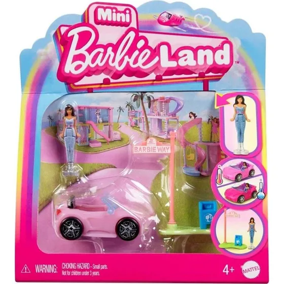 Barbie Mini Barbieland Convertible Bil