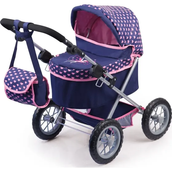 Bayer Trendy Dukkevogn Navy – til dukker op til 46 cm