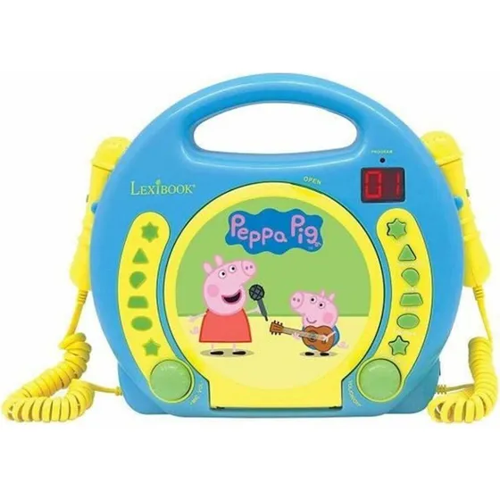 Lexibook Peppa Pig CD-karaoke med 2 mikrofoner