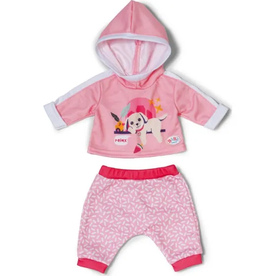 BABY born Joggingsæt Pink 43 cm – Hoodie & Bukser