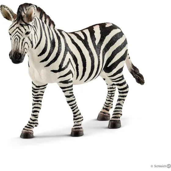 Schleich Zebrahoppe – håndmalet wildlife-figur (12x3,2x8,5 cm)