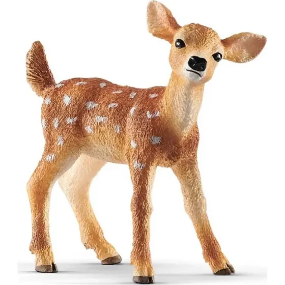 Schleich rdyrkalv  hndmalet naturtro figur