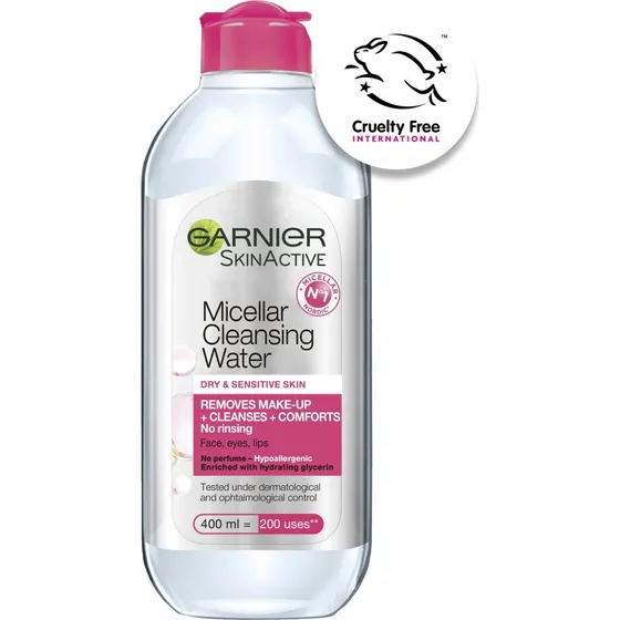 Garnier SkinActive Micellar Water - Tør hud 400 ml