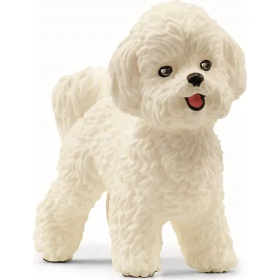 Schleich Bichon Frisé - Håndmalet hundefigur