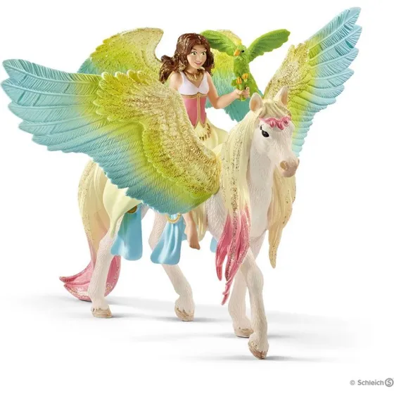 Schleich Bayala Surah med Glitter-Pegasus 70566