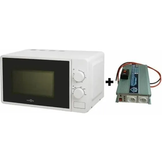Hign One 24/220V 1200W Spændingsomformer & 20L Mikrobølgeovn Sæt