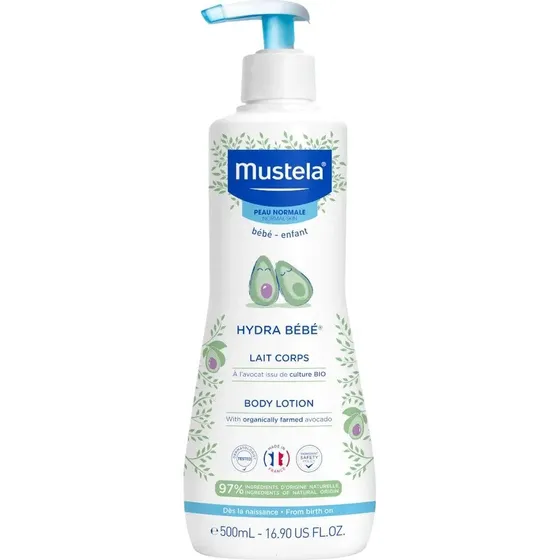 Mustela Hydra Bebe Avocado Body Lotion 500 ml
