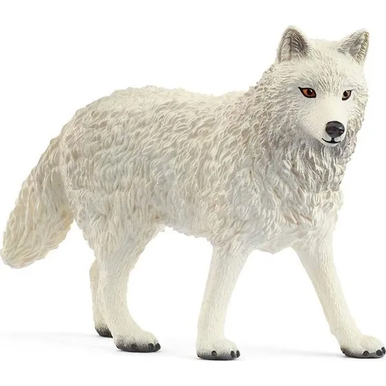 Schleich Polarulv (Arctic Wolf) – realistisk legetøjsfigur